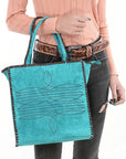 American Darling Tote Genuine Suede Leather women bag western handbag purse
