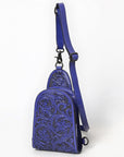 American Darling Sling Hand Tooled Leather Women Bag Western Handbag Purse