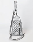 American Darling Sling Hand Tooled Leather Women Bag Western Handbag Purse