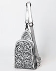American Darling Sling Hand Tooled Leather Women Bag Western Handbag Purse