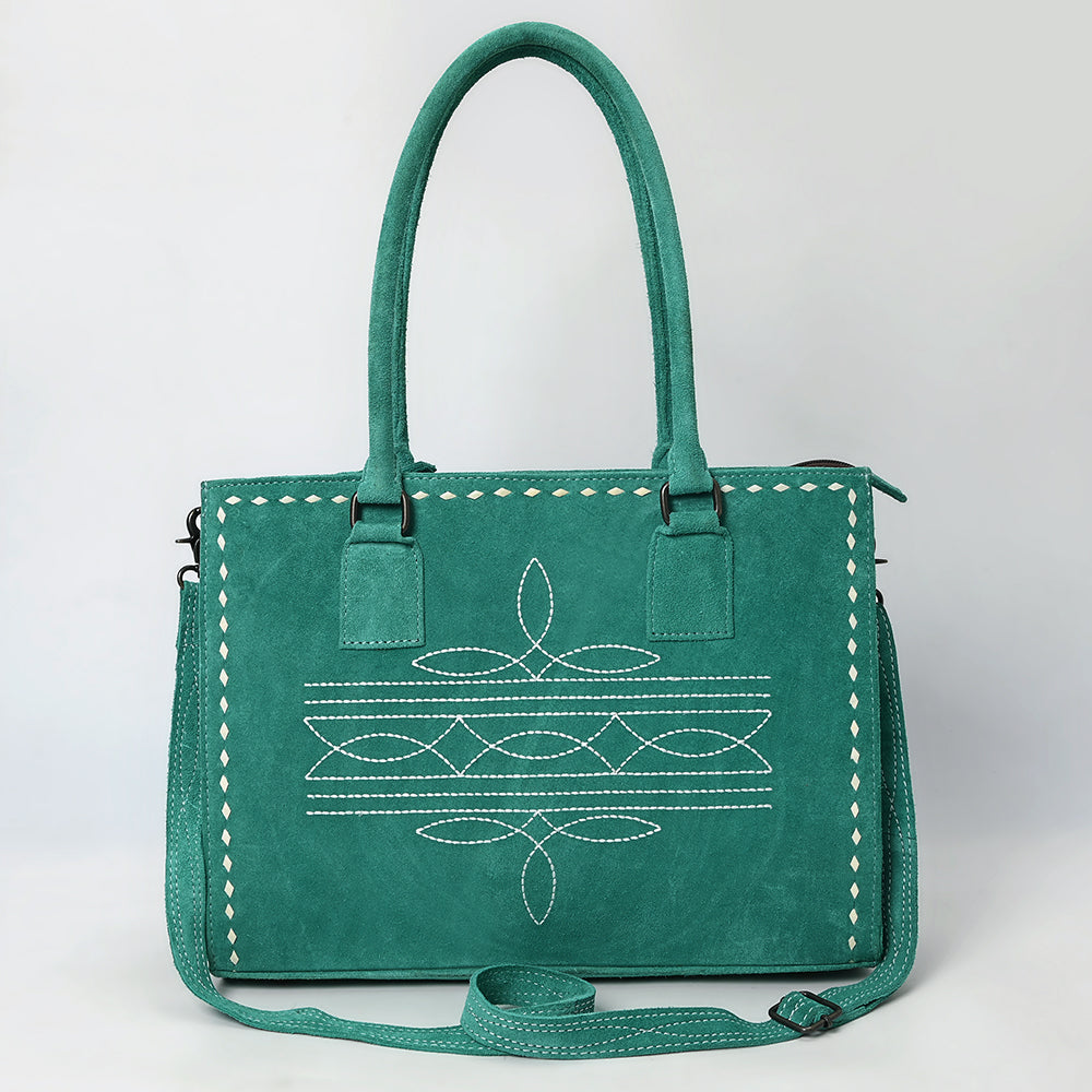 American Darling Tote Genuine Suede Leather Women Bag Western Handbag Purse