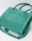 American Darling Tote Genuine Suede Leather Women Bag Western Handbag Purse
