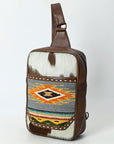 American Darling Sling Saddle Blanket Hair-On Genuine Leather women bag western handbag purse