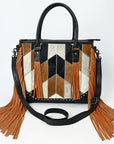American Darling Tote Hair-On Genuine Leather women bag western handbag purse
