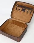 American Darling Jewelry Case Hand Tooled Genuine Leather Women Bag Western Handbag Purse