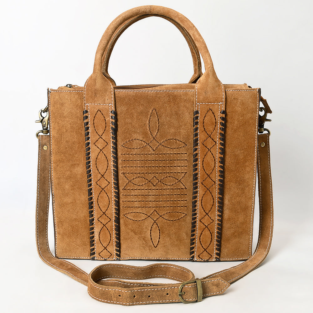 American Darling Tote Genuine Suede Leather women bag western handbag