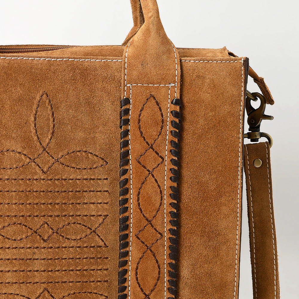 American Darling Tote Genuine Suede Leather women bag western handbag