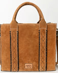 American Darling Tote Genuine Suede Leather women bag western handbag