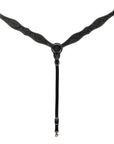 BAR H EQUINE Western Handtooled Leather Horse Headstall & Breast Collar Set
