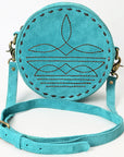 American Darling Canteen Genuine Suede Leather women bag western handbag purse