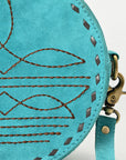 American Darling Canteen Genuine Suede Leather women bag western handbag purse