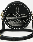 American Darling Canteen Genuine Suede Leather women bag western handbag purse