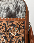 American Darling Adbga624 Sling Hand Tooled Hair-On Genuine Leather Women Bag Western Handbag Purse