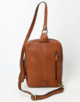 American Darling Adbga624 Sling Hand Tooled Hair-On Genuine Leather Women Bag Western Handbag Purse