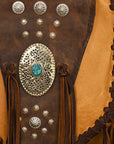 American Darling Adbgm468 Large Crossbody Genuine Leather Women Bag Western Handbag Purse