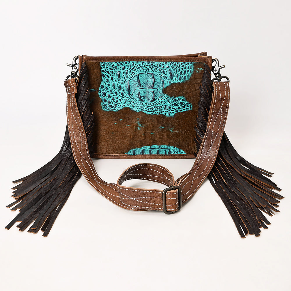 American Darling Cross Body I Crocodile Embossed Genuine Leather Women Bag Western Handbag Purse