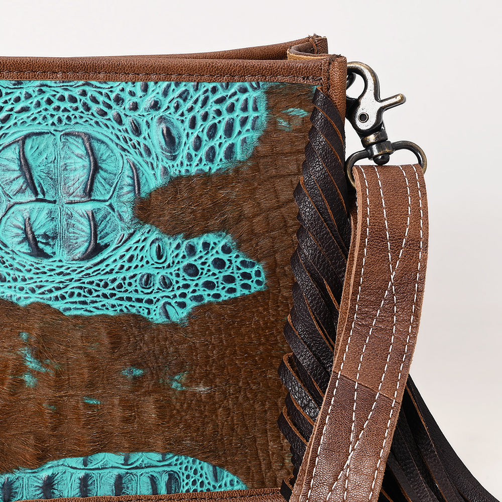 American Darling Cross Body I Crocodile Embossed Genuine Leather Women Bag Western Handbag Purse