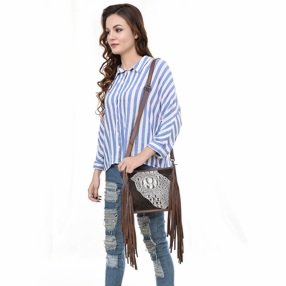 American Darling Cross Body I Crocodile Embossed Genuine Leather Women Bag Western Handbag Purse