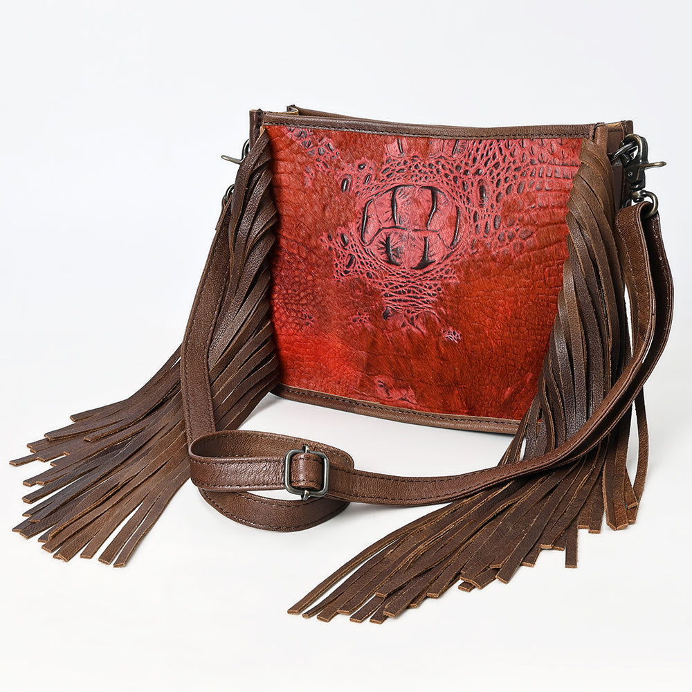American Darling Cross Body I Crocodile Embossed Genuine Leather Women Bag Western Handbag Purse
