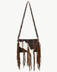American Darling Adbgm475 Cross Body I Hair-On Genuine Leather Women Bag Western Handbag Purse