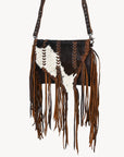 American Darling Adbgm475 Cross Body I Hair-On Genuine Leather Women Bag Western Handbag Purse