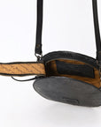 American Darling Canteen Hand Tooled Hair-on Genuine Leather women bag western handbag purse