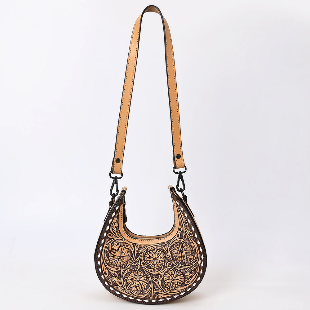 American Darling Crossbody Beautifully Hand Tooled Genuine Leather women bag western handbag purse