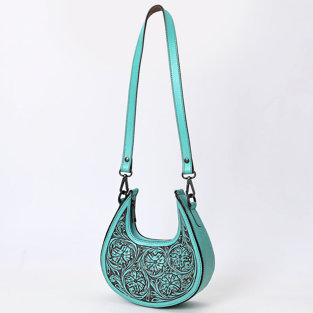 American Darling Crossbody Beautifully Hand Tooled Genuine Leather women bag western handbag purse