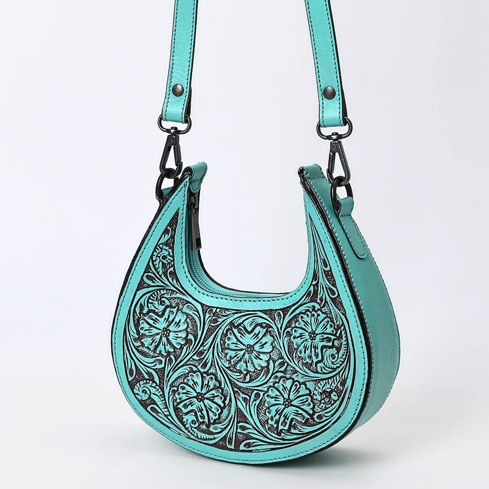 American Darling Crossbody Beautifully Hand Tooled Genuine Leather women bag western handbag purse