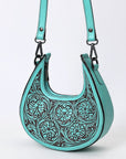 American Darling Crossbody Beautifully Hand Tooled Genuine Leather women bag western handbag purse