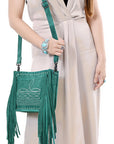 American Darling Cross Body I Genuine Leather Women Bag Western Handbag Purse