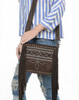American Darling Cross Body I Genuine Leather Women Bag Western Handbag Purse