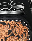 American Darling Sling Hand Tooled Genuine Leather Women Bag Western Handbag Purse