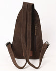 American Darling Sling Hand Tooled Genuine Leather Women Bag Western Handbag Purse