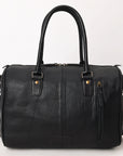American Darling Adbg1562C Duffel Crocodile Embossed Genuine Leather Women Bag Western Handbag Purse