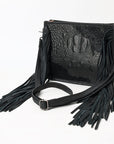 American Darling Cross Body I Crocodile Embossed Genuine Leather Women Bag Western Handbag Purse