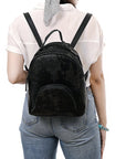 American Darling Backpack Crocodile Embossed Genuine Leather Women Bag Western Handbag Purse