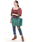 American Darling Tote Genuine Leather Women Bag Western Handbag Purse