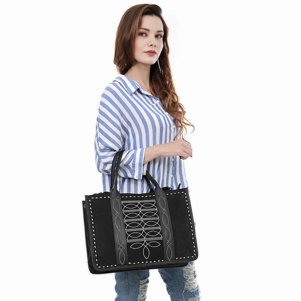 American Darling Tote Genuine Leather Women Bag Western Handbag Purse