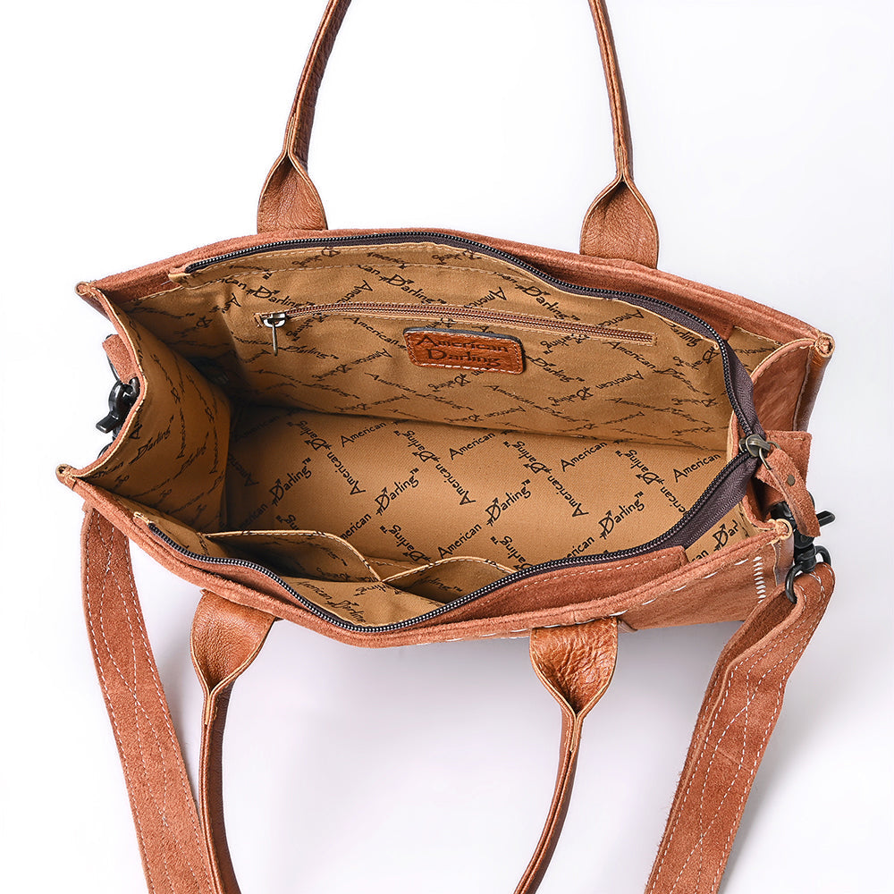 American Darling Tote Genuine Leather Women Bag Western Handbag Purse
