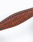 COMFYTACK Western Horse Headstall Breast Collar Set American Leather Tan