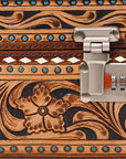 American Darling Hand Curved Genuine Leather Jewelry Case Bag