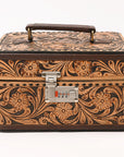 American Darling Hand Curved Genuine Leather Jewelry Case Bag