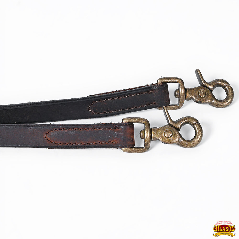 HILASON Western Genuine Leather Horse Split Reins | Riding-Reins | Reining-Reins