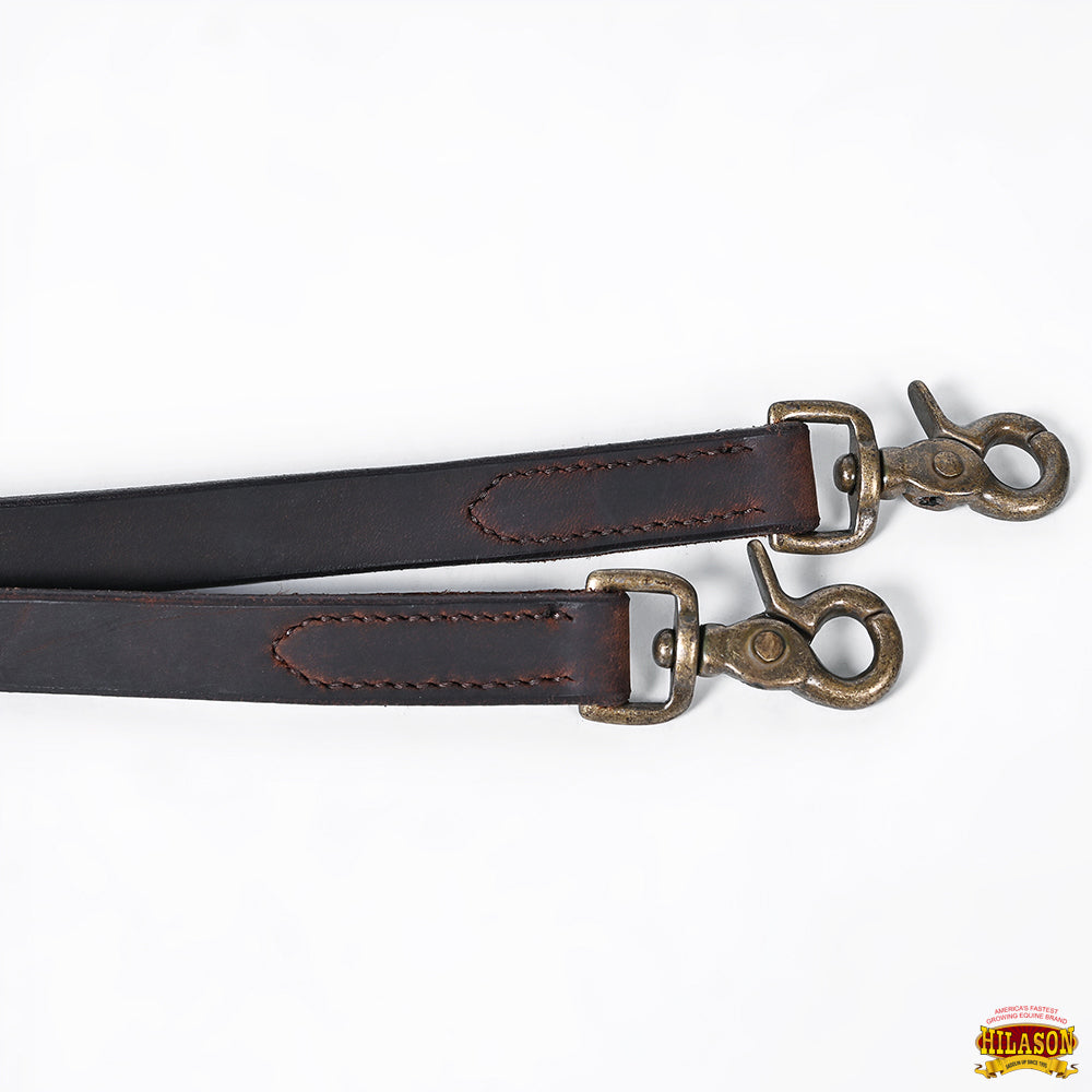 HILASON Western Genuine Leather Horse Split Reins | Riding-Reins | Reining-Reins
