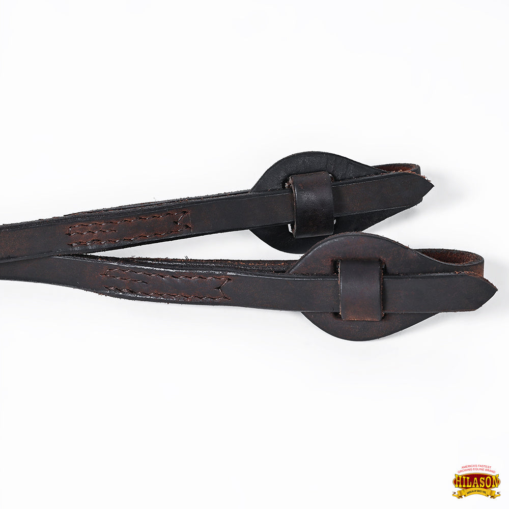 HILASON Western Genuine Leather Horse Split Reins | Riding-Reins | Reining-Reins