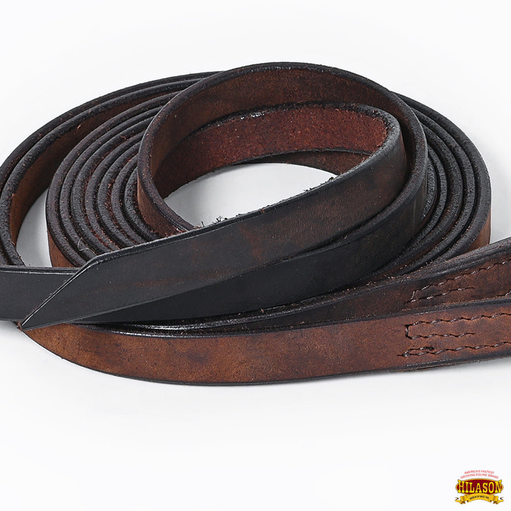 HILASON Western Genuine Leather Horse Split Reins | Riding-Reins | Reining-Reins