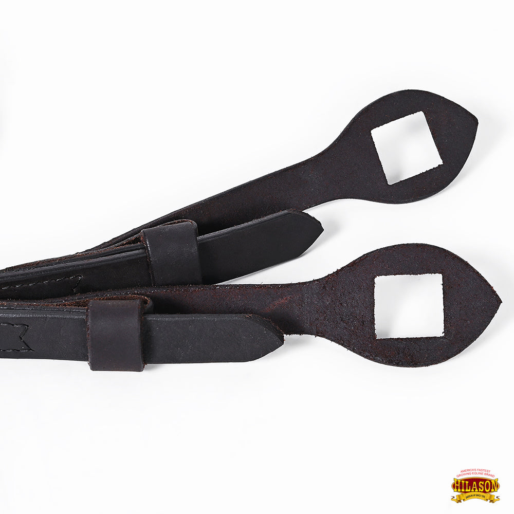 HILASON Western Genuine Leather Horse Split Reins | Riding-Reins | Reining-Reins