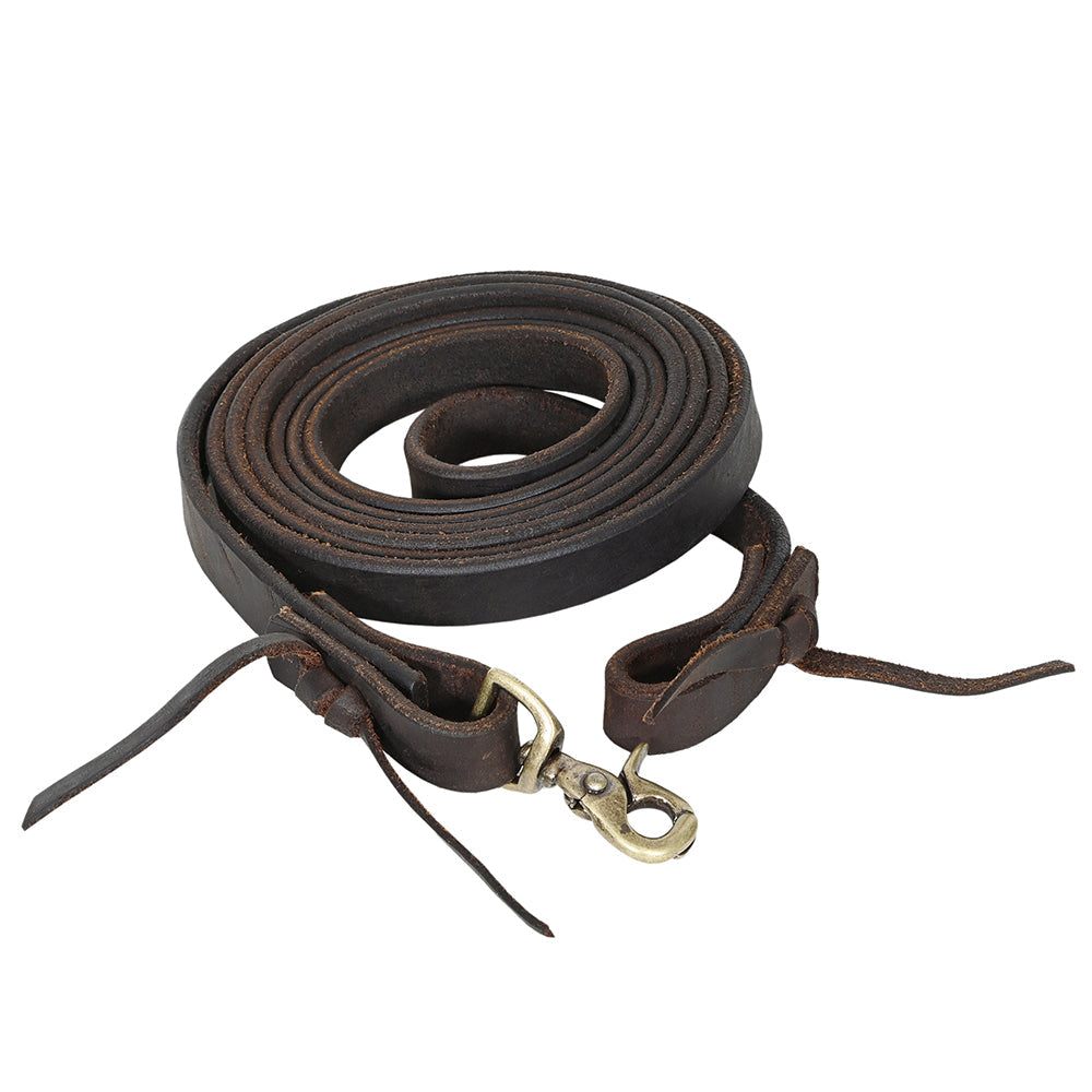 HILASON Western Genuine Leather Horse Split Reins | Riding-Reins | Reining-Reins