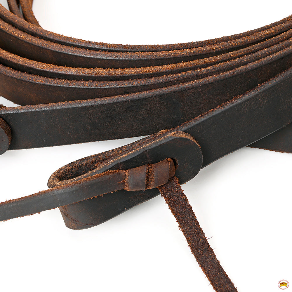 HILASON Western Genuine Leather Horse Split Reins | Riding-Reins | Reining-Reins